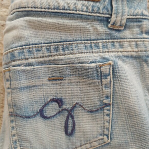 VINTAGE Y2K Guess Premium Daredevil low-rise bootcut jeans size 27 - Picture 15 of 16